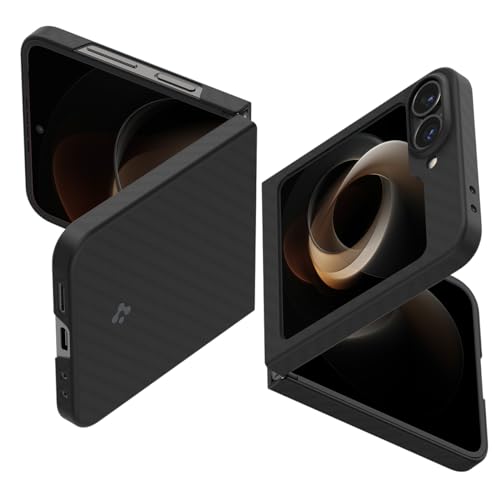 Spigen Air Skin Aramid Hülle Kompatibel mit Samsung Galaxy Z Flip 6 -Schwarz von Spigen