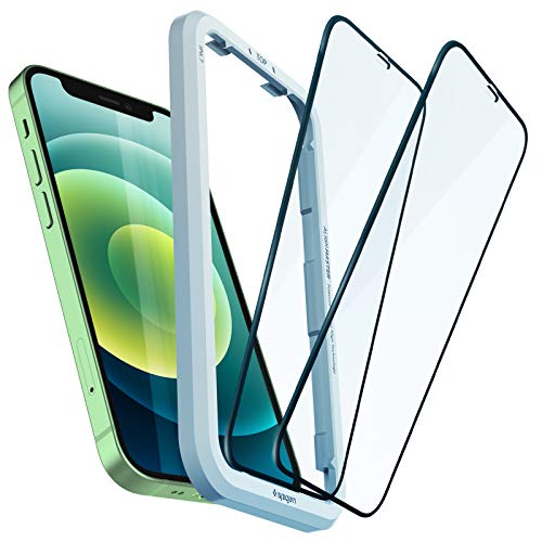 Spigen AlignMaster Schutzfolie kompatibel mit iPhone 12 Mini, 2 Stück, Volle Abdeckung, Kratzfest, 9H Härte Folie Spigen AlignMaster Schutzfolie kompatibel mit iPhone 12 Mini, 2 Stück, Volle Abdeckung, Kratzfest, 9H Härte Folie von Spigen