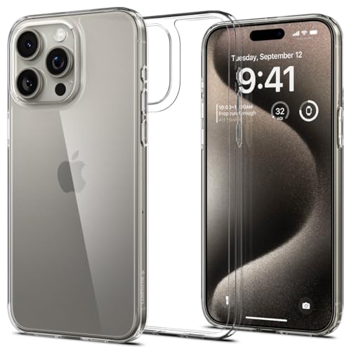 Spigen Apple iPhone 15 Pro Hülle Air Skin Hybrid Crystal Clear - ACS06697 von Spigen