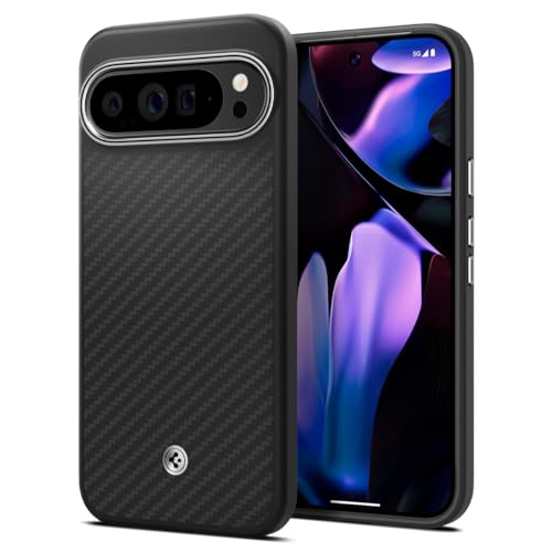 Spigen Enzo Aramid Hülle Kompatibel mit Google Pixel 9 Pro XL -Schwarz von Spigen