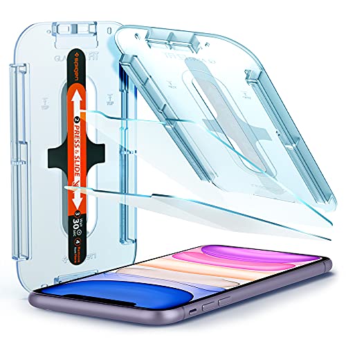 Spigen Glas.tR EZ Fit Schutzfolie kompatibel mit iPhone 11, iPhone XR von Spigen
