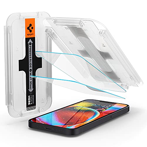 Spigen Glas.tR EZ Fit Schutzfolie kompatibel mit iPhone 13 Mini, 2 Stück, Kratzfest, 9H Härte Folie Spigen Glas.tR EZ Fit Schutzfolie kompatibel mit iPhone 13 Mini, 2 Stück, Kratzfest, 9H Härte Folie von Spigen