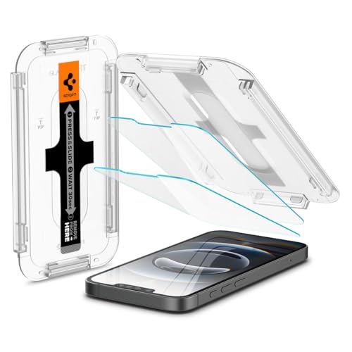 Spigen Glas.tR EZ Fit Schutzfolie kompatibel mit iPhone 16e, iPhone 14, iPhone 13, iPhone 13 Pro, 2 Stück, Kratzfest, 9H Härte Folie Spigen Glas.tR EZ Fit Schutzfolie kompatibel mit iPhone 16e, iPhone 14, iPhone 13, iPhone 13 Pro, 2 Stück, Kratzfest, 9H Härte Folie von Spigen