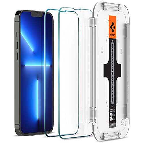Spigen Glas.tR EZ Fit Schutzfolie kompatibel mit iPhone 14 Plus, iPhone 13 Pro Max, 2 Stück, Sensor Schutz, Kratzfest, 9H Härte Folie Spigen Glas.tR EZ Fit Schutzfolie kompatibel mit iPhone 14 Plus, iPhone 13 Pro Max, 2 Stück, Sensor Schutz, Kratzfest, 9H Härte Folie von Spigen