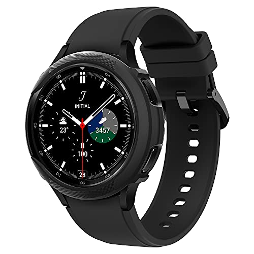 Spigen Liquid Air Armor Kompatibel mit Galaxy Watch 4 Classic Hülle 42mm (2021) - Schwarz von Spigen