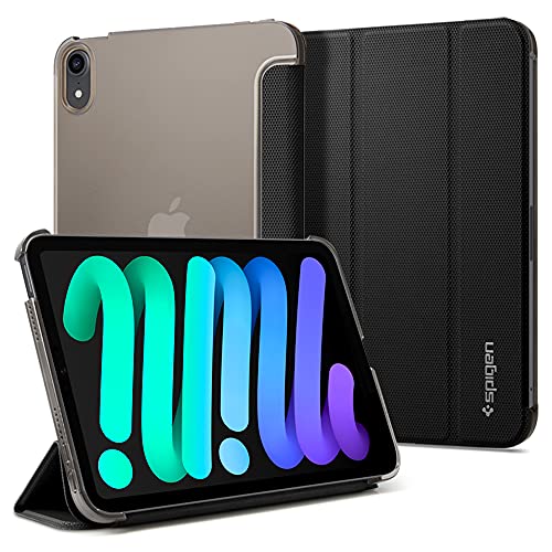 Spigen Liquid Air Folio Hülle Kompatibel mit iPad Mini 7. (2024) / 6. (2021) Generation - Schwarz von Spigen
