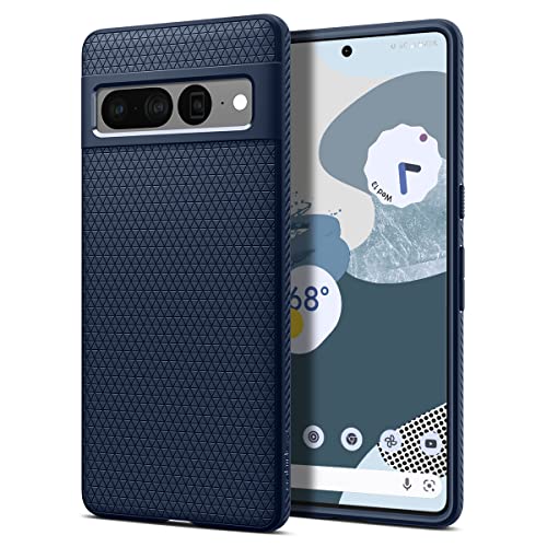 Spigen Liquid Air Hülle Kompatibel mit Google Pixel 7 Pro -Navy Blue von Spigen