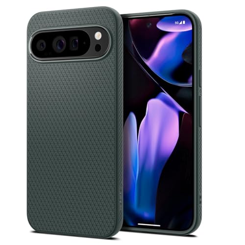 Spigen Liquid Air Hülle Kompatibel mit Google Pixel 9 Pro XL [Made for Google] -Abyss Green von Spigen