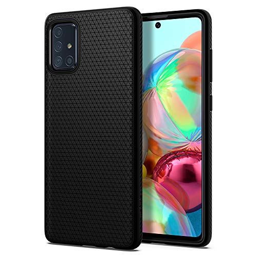 Spigen Liquid Air Hülle Kompatibel mit Samsung Galaxy A71 -Schwarz von Spigen