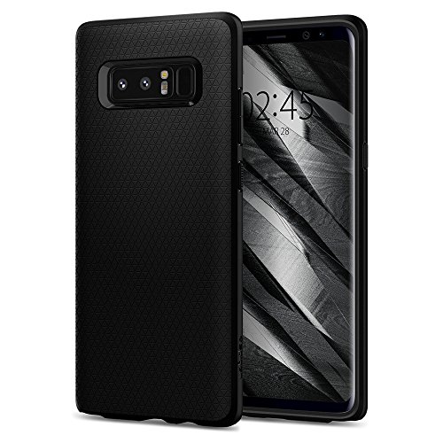 Spigen Liquid Air Hülle Kompatibel mit Samsung Galaxy Note 8 -Matte Black von Spigen