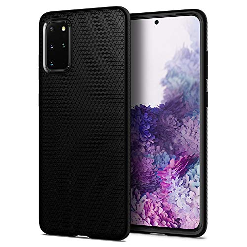 Spigen Liquid Air Hülle Kompatibel mit Samsung Galaxy S20 Plus -Schwarz von Spigen