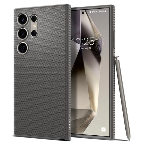 Spigen Liquid Air Hülle Kompatibel mit Samsung Galaxy S24 Ultra -Grau von Spigen