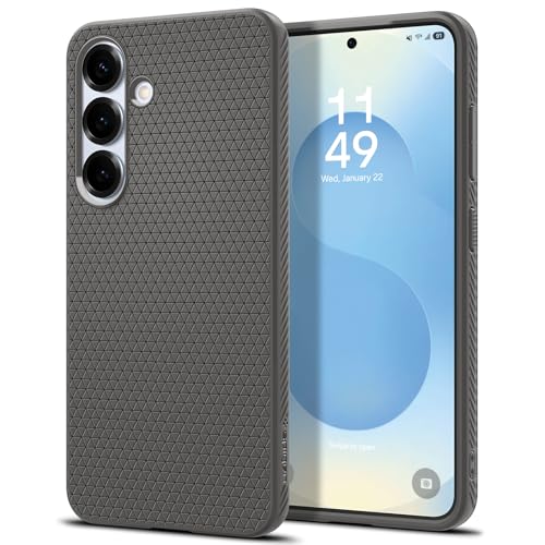 Spigen Liquid Air Hülle Kompatibel mit Samsung Galaxy S25 -Marble Gray von Spigen