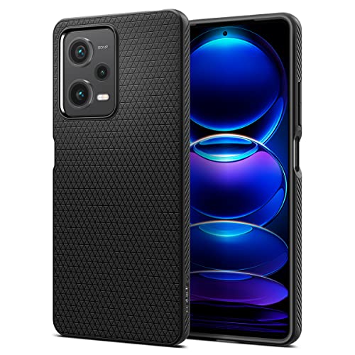 Spigen Liquid Air Hülle Kompatibel mit Xiaomi Redmi Note 12 Pro 5G / Poco X5 Pro 5G -Schwarz von Spigen