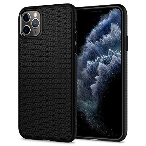 Spigen Liquid Air Hülle Kompatibel mit iPhone 11 Pro Max -Matte Black von Spigen