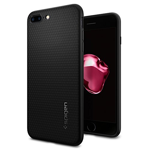 Spigen Liquid Air Hülle Kompatibel mit iPhone 8 Plus -Schwarz von Spigen