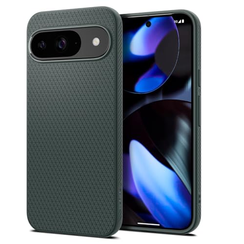 Spigen Liquid Air Hülle für Google Pixel 9 Pro und Pixel 9 [Made for Google] -Abyss Green von Spigen