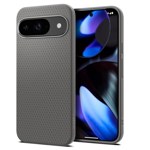 Spigen Liquid Air Hülle für Google Pixel 9 Pro und Pixel 9 [Made for Google] -Marble Gray von Spigen