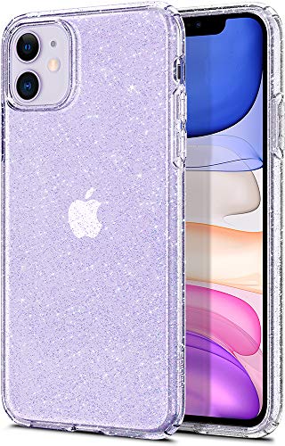 Spigen Liquid Crystal Glitter Hülle Kompatibel mit iPhone 11 -Crystal Quartz von Spigen