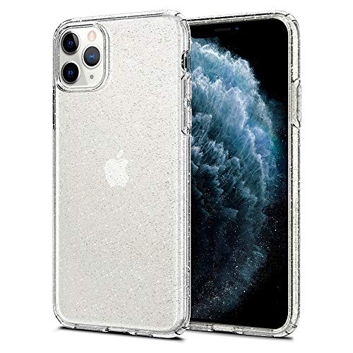 Spigen Liquid Crystal Glitter Hülle Kompatibel mit iPhone 11 Pro Max -Crystal Quartz von Spigen