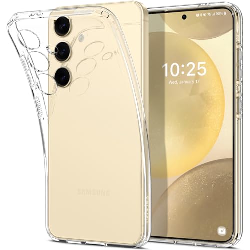 Spigen Liquid Crystal Hülle Kompatibel mit Samsung Galaxy S24 -Crystal Clear von Spigen