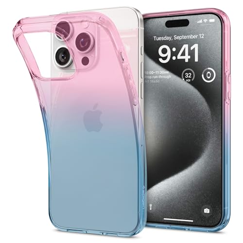 Spigen Liquid Crystal Hülle Kompatibel mit iPhone 15 Pro -Gradation Pink von Spigen