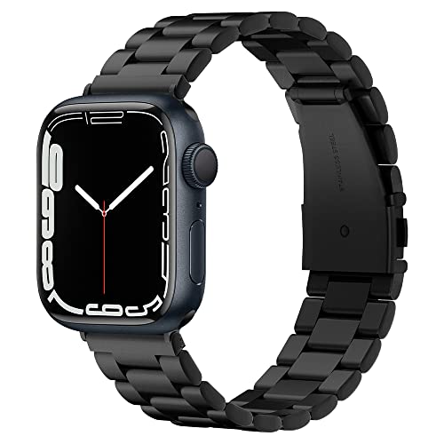 Spigen Modern Fit Armband Entwickelt für Apple Watch Serie 9/8/7(41mm) 6/5/SE(40mm) 3/2/1(38mm) - Schwarz von Spigen