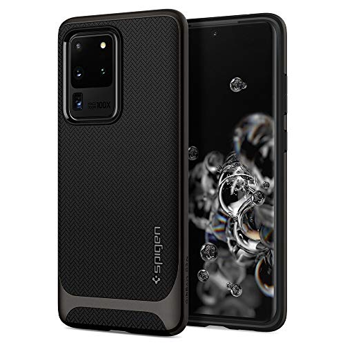 Spigen Neo Hybrid Hülle Kompatibel mit Samsung Galaxy S20 Ultra -Gunmetal von Spigen