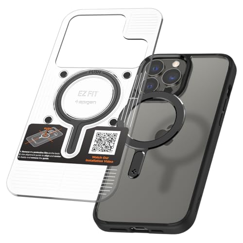 Spigen OneTap Magnetisches Ring (2023 Neue Ver), Kabelloses Lade-Konvertierungsset für MagSafe, Kompatibel mit iPhone, Galaxy, Xiaomi Hülle usw – Mattschwarz von Spigen