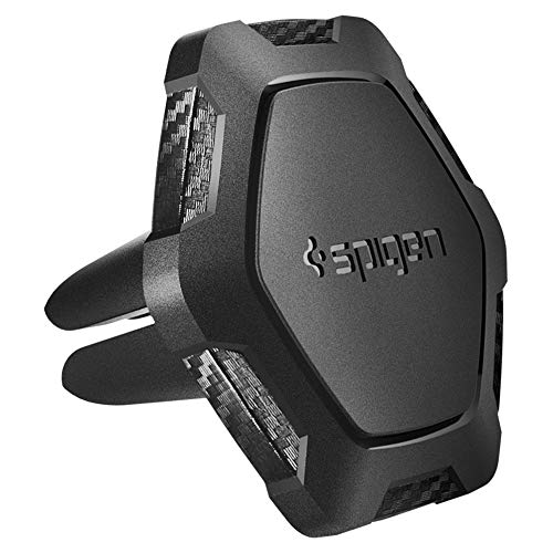 Spigen QS11 Auto Magnet Handyhalterung Schlankes Profil Hexagon Design, KFZ Halterung Lüftung, schwarz von Spigen