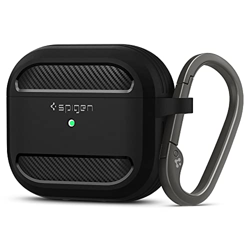 Spigen Rugged Armor Hülle Case kompatibel mit Airpods 3 Generation 2021 - Mattschwarz Spigen Rugged Armor Hülle Case kompatibel mit Airpods 3 Generation 2021 - Mattschwarz von Spigen
