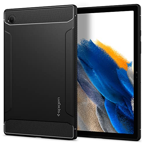 Spigen Rugged Armor Kompatibel mit Samsung Galaxy Tab A8 10.5" (2021) - Matt Schwarz von Spigen