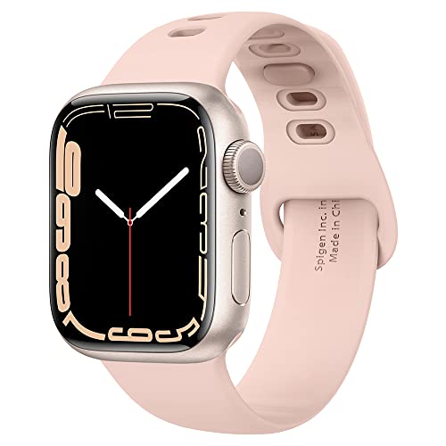 Spigen Silicone Fit Entwickelt für Apple Watch Armband für 44mm/42mm Series 6/SE/5/4/3/2/1 - Roségold von Spigen