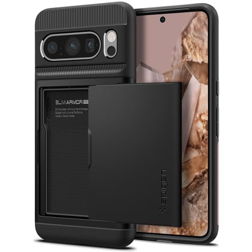 Spigen Slim Armor CS Hülle Kompatibel mit Google Pixel 8 Pro -Schwarz von Spigen
