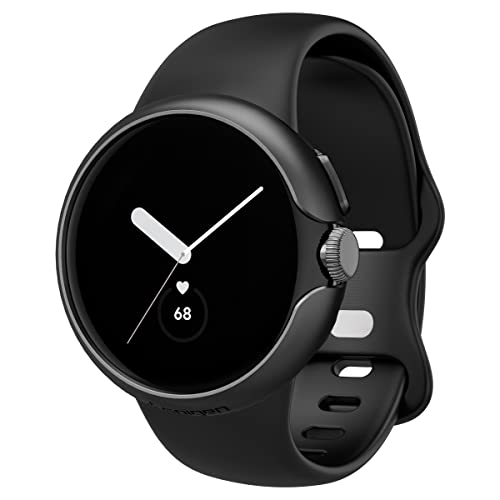 Spigen Thin Fit Hülle Kompatibel mit Google Pixel Watch 2/1 (2023/2022) - Schwarz von Spigen