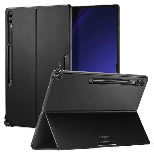 Spigen Thin Fit Pro Hülle Entwickelt für Samsung Galaxy Tab S9 Ultra (2023) / S8 Ultra (2022) - Schwarz von Spigen