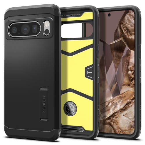 Spigen Tough Armor Hülle Kompatibel mit Google Pixel 8 Pro -Schwarz von Spigen