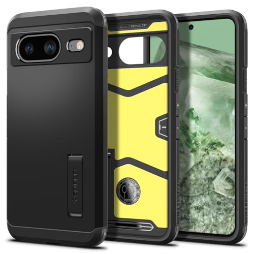 Spigen Tough Armor Hülle Kompatibel mit Google Pixel 8 -Schwarz von Spigen