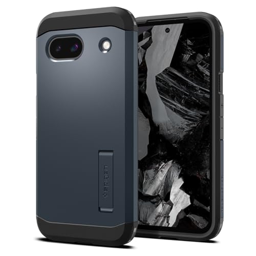 Spigen Tough Armor Hülle Kompatibel mit Google Pixel 8a -Metal Slate von Spigen