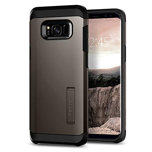 Spigen Tough Armor Hülle Kompatibel mit Samsung Galaxy S8 -Gunmetal von Spigen