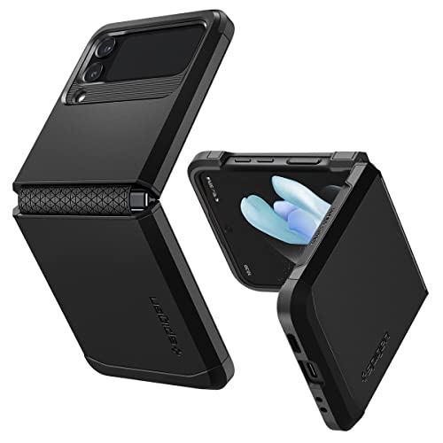 Spigen Tough Armor Hülle Kompatibel mit Samsung Galaxy Z Flip 4 5G -Schwarz von Spigen