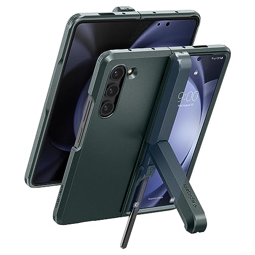 Spigen Tough Armor Pro P Hülle Kompatibel mit Samsung Galaxy Z Fold 5 -Grün (S Pen Nicht inklusiv) von Spigen