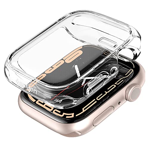 Spigen Ultra Hybrid Hülle Kompatibel mit Apple Watch Serie 9/8/7 45mm - Kristallklar von Spigen