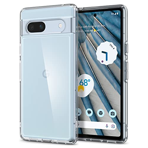 Spigen Ultra Hybrid Hülle Kompatibel mit Google Pixel 7a -Crystal Clear von Spigen