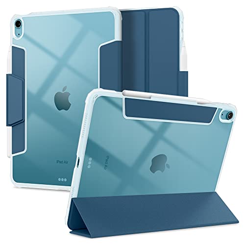 Spigen Ultra Hybrid Pro Hülle Case kompatibel mit iPad Air 4 (2020) / iPad Air 5 (2022) 10.9 Zoll - Teal Blue von Spigen