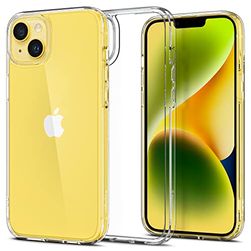 Spigen für iPhone 14 Plus Ultra Hybrid Hülle [Anti-Yellowing] Case Handyhülle Schutzhülle Cover Transparent Durchsichtig Dünn Slim -Crystal Clear von Spigen
