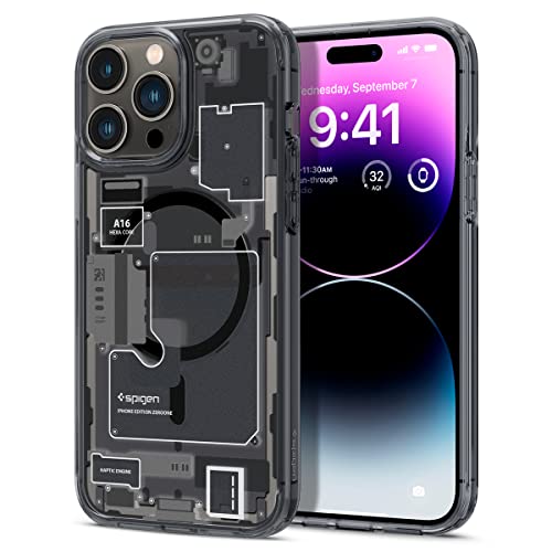 Spigen für iPhone 14 Pro Ultra Hybrid MagFit ZeroOne Hülle für MagSafe Magnetisch Case Handyhülle Schutzhülle Cover Dünn Slim von Spigen