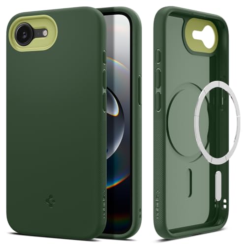 Spigen für iPhone 16e Hülle Nano Pop Handyhülle iPhone 16e Case [Weiches und staubfreies Material] Dünn Schlank Slim -AVO Green von Spigen