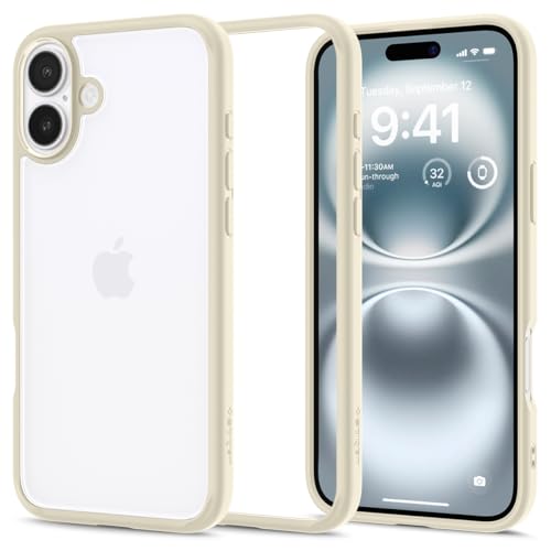 Spigen iPhone 16 Plus Hülle Ultra Hybrid Mute Beige - ACS08073 Spigen iPhone 16 Plus Hülle Ultra Hybrid Mute Beige - ACS08073 von Spigen