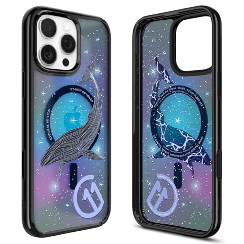 Spigen iPhone 16 Pro Hülle Ultra Hybrid T MagFit [c11 Series Chronos Edition] [Camera Control Button] [3D-Raumeffekt durch Hexa Layer Druck] Kompatibel mit MagSafe Zubehör -Eternal von Spigen